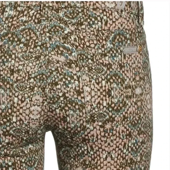 7 For All Mankind | Super Skinny Snake Print Jean - Picture 2 of 10